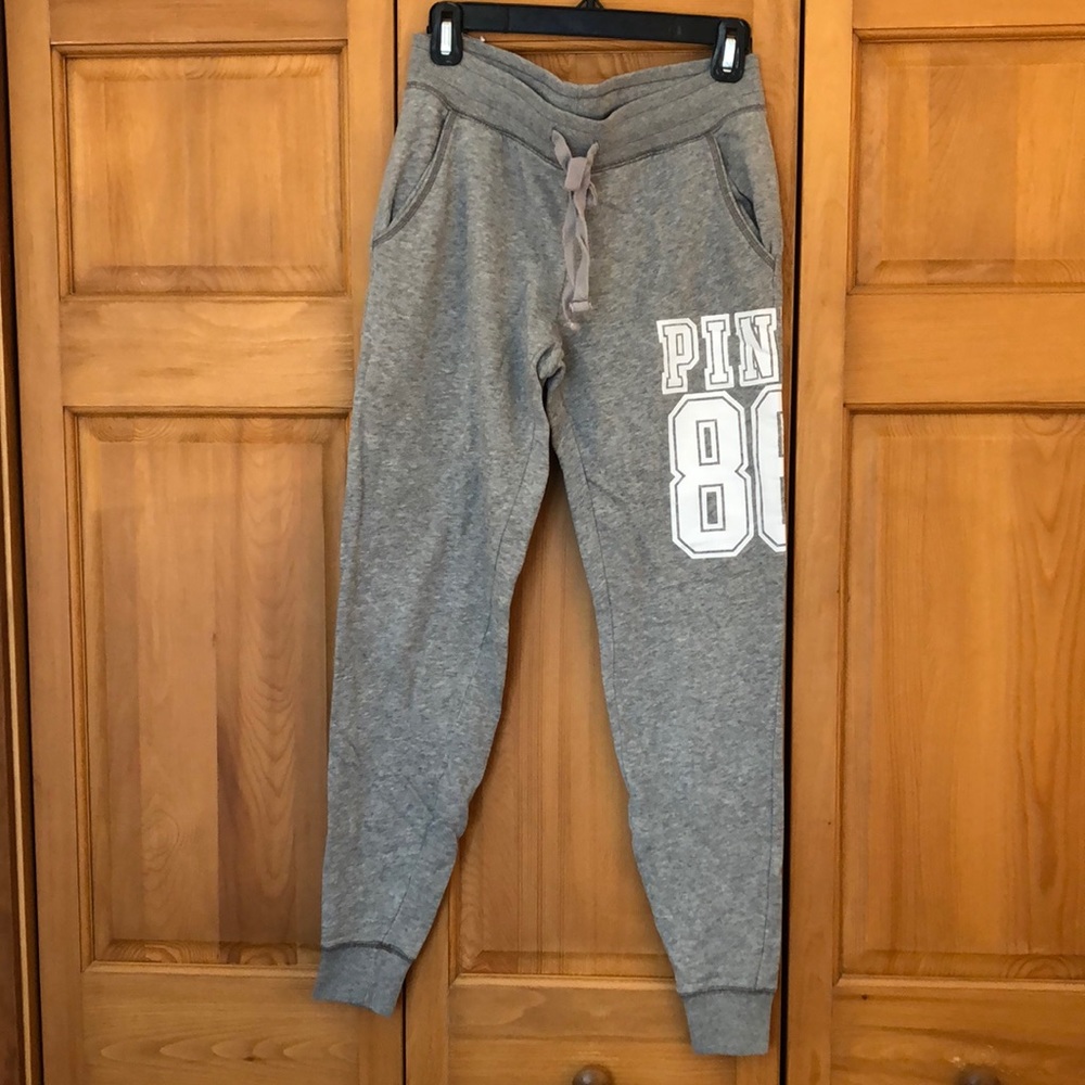 Pink joggers with pockets
